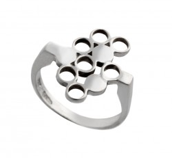 Silver Bubble Ring 